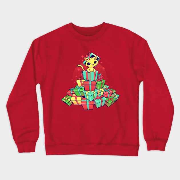 Tons of Xmas Gifts Ugly Sweater by Tobe Fonseca Crewneck Sweatshirt by Tobe_Fonseca